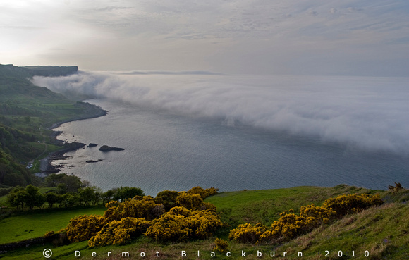 Sea Mist at Murlough Bay, North Antrim Coast.