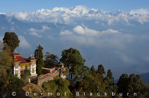 Bhutia Busty Monastery & Kanchenjunga, Darjeeling