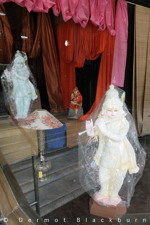 Shop window on M.G. Road, Mumbai