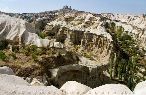 Valleys around Uçhisar, Cappadocia, Turkey