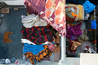 Sleeping late, rooftop, Varanasi, Uttar Pradesh