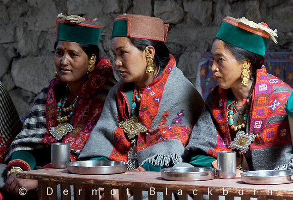 Kinnauri Women, Malling, Himachal Pradesh