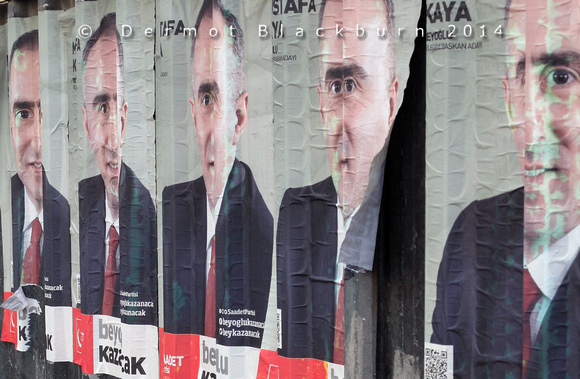 Election Posters, Istanbul 2014