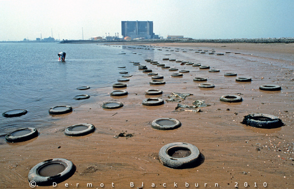 Crab Fisherman at Nuclear Power Plant, Hartlepool