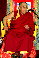 Dalai Lama at Clonard Monastery on his visit to Belfast - 2000
