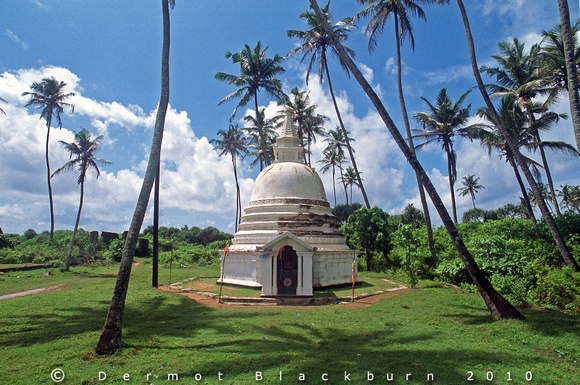 Dagoba near Kosgoda, Sri Lanka.