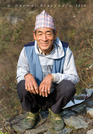 Nepali Man, Sarangkot, Pokhara, Nepal